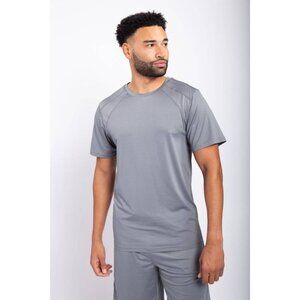 Mono B Men - Active Tee with Shoulder Paneling Large
